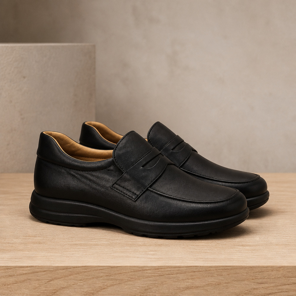 Falcotto by Naturino Girls Back To School Black Shoes Size 35